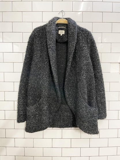 wilfred wool - mohair - alpaca open cardigan jacket - good market thrift store