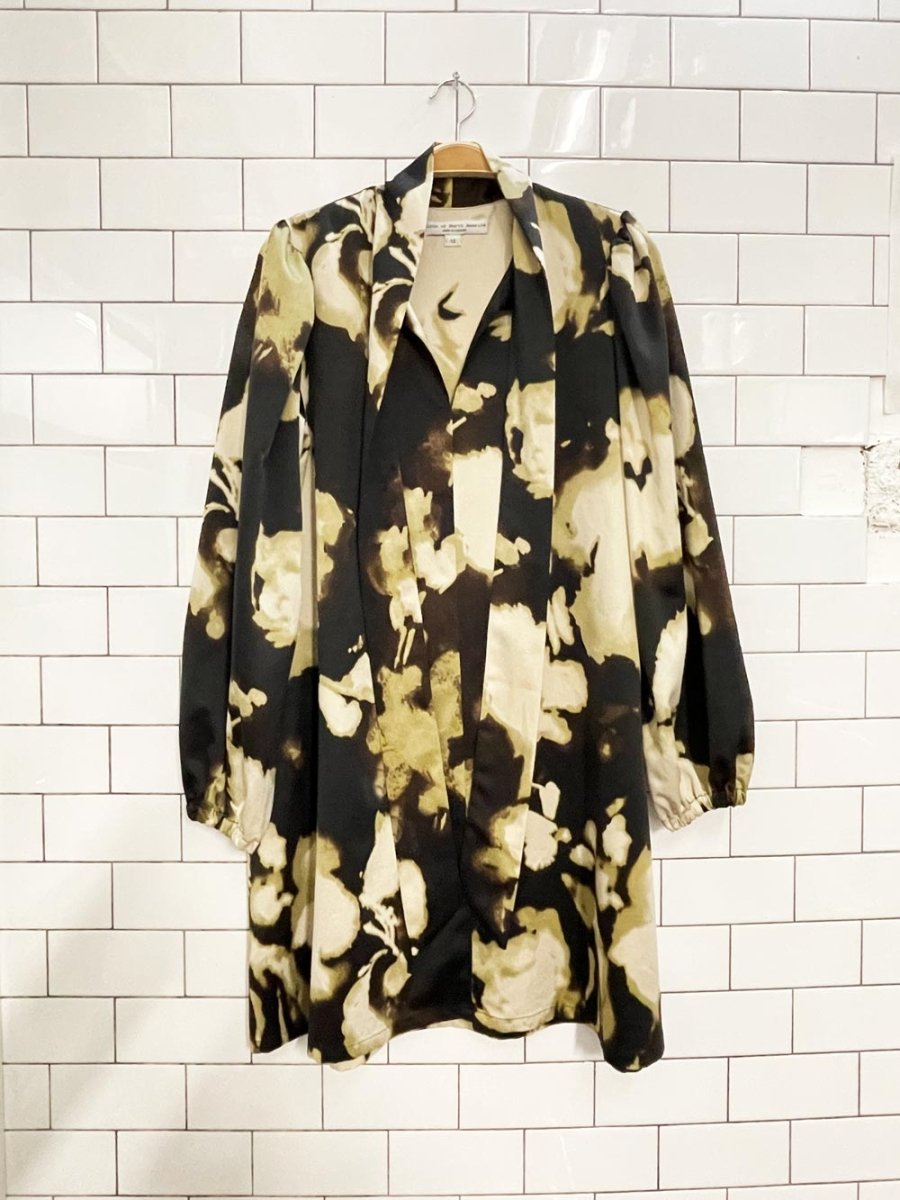 birds of north america emu dress - good market thrift store