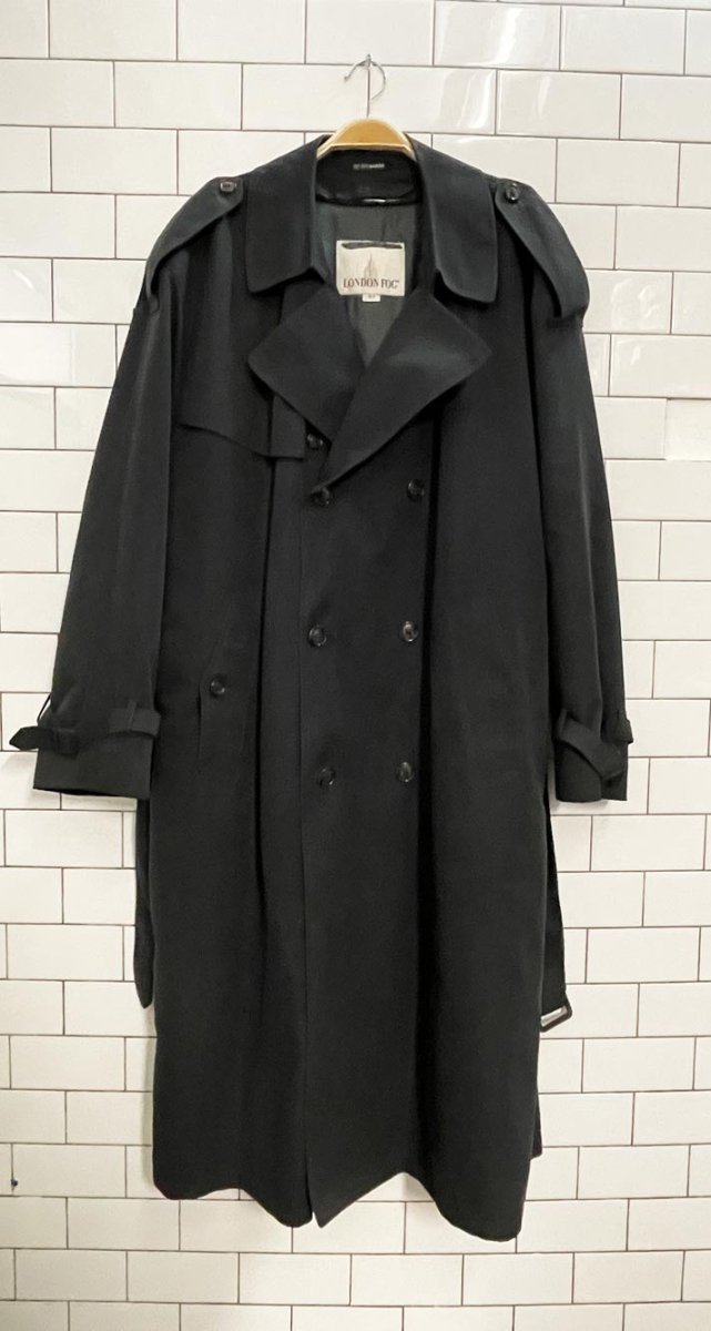 vintage london fog lined soft touch trench coat - good market thrift store