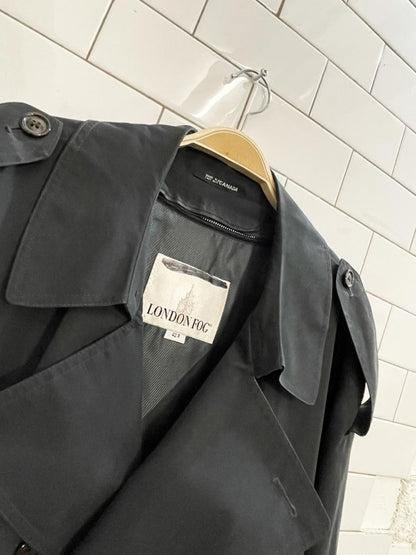 vintage london fog lined soft touch trench coat - good market thrift store