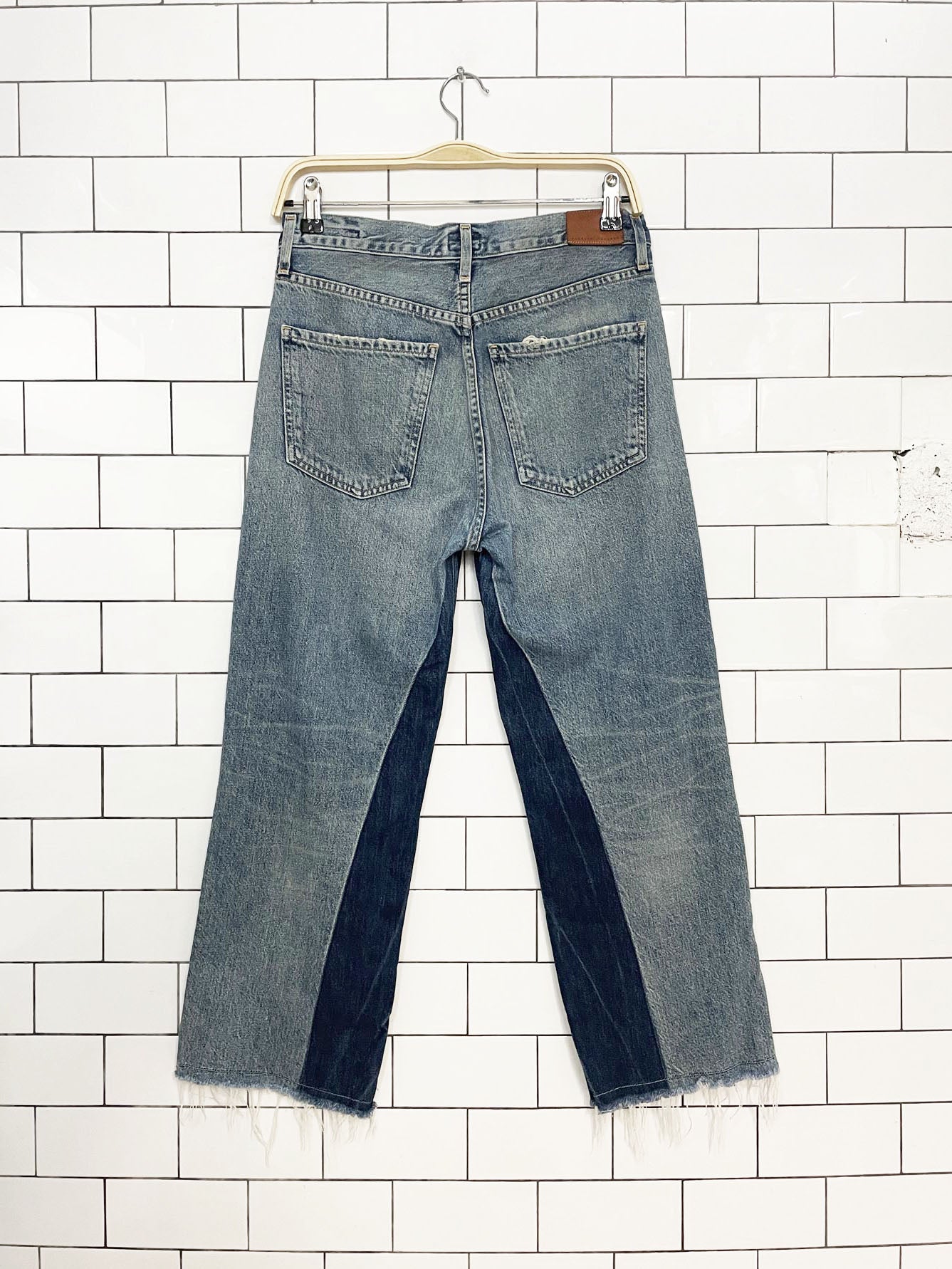 citizens of humanity cora crop relaxed shadow jeans | made in usa
