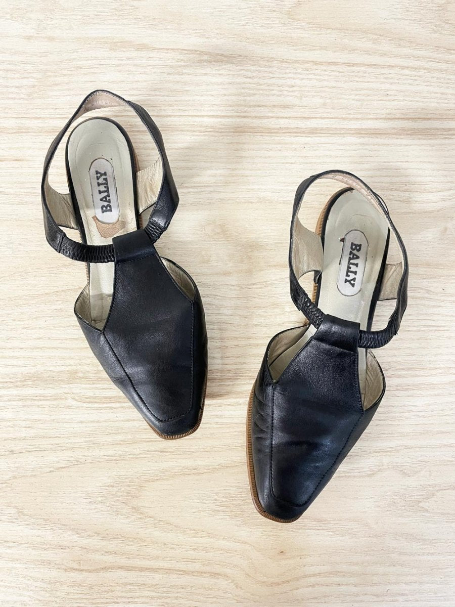 vintage bally ballroom mary jane leather shoe - good market thrift store