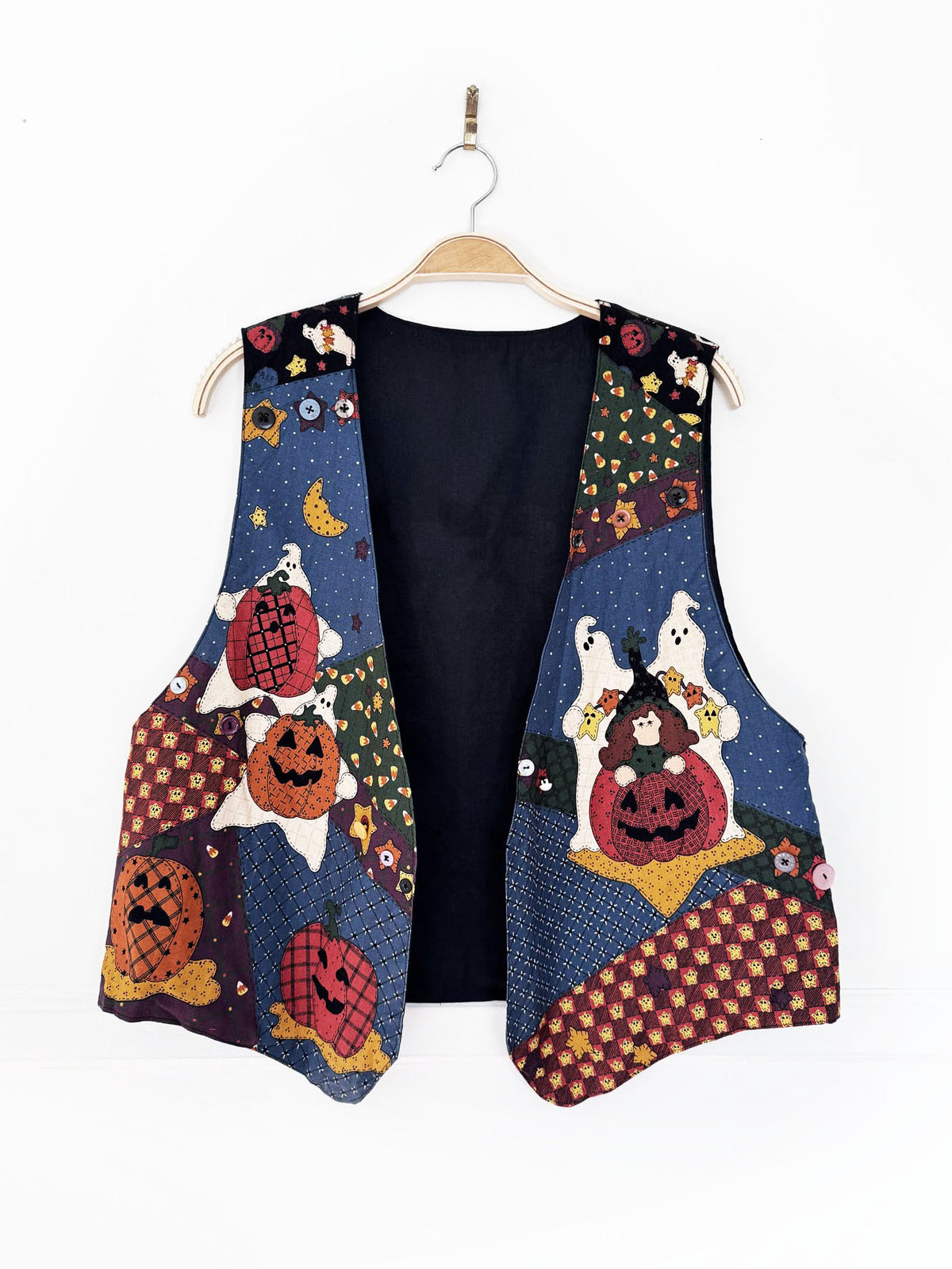 vintage 00s country witch coven open vest | halloween