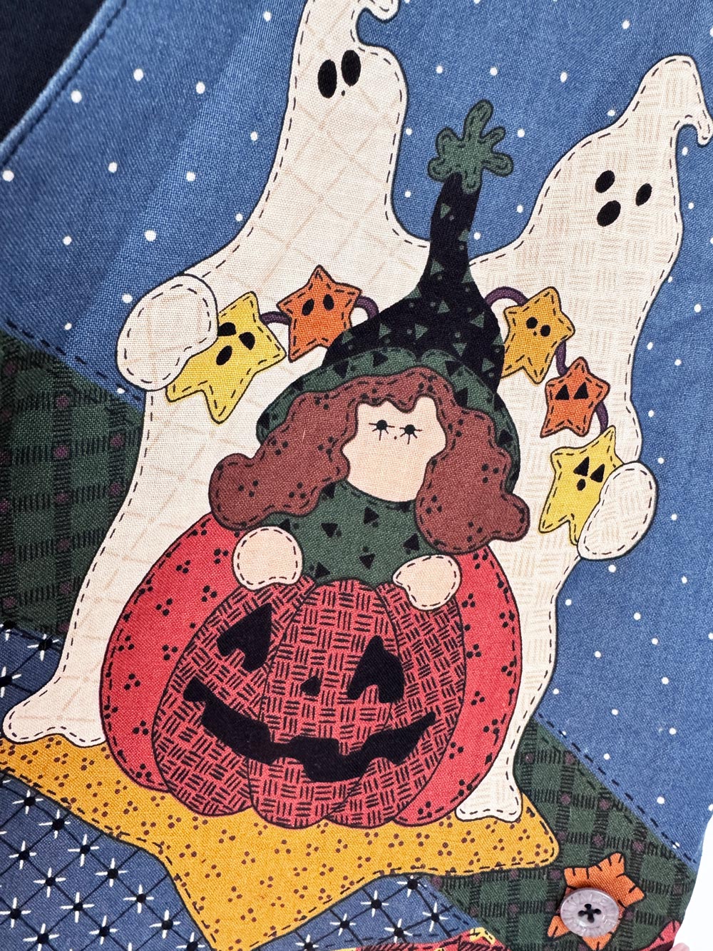 vintage 00s country witch coven open vest | halloween