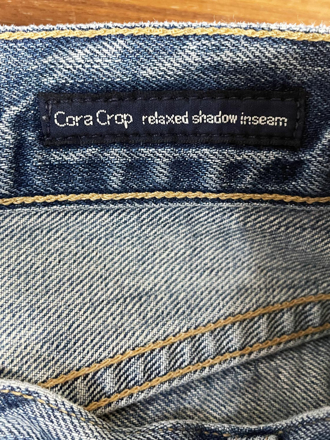 citizens of humanity cora crop relaxed shadow jeans | made in usa