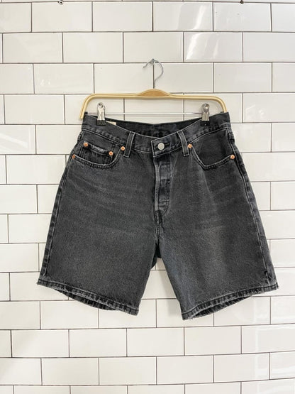 levis 501 long denim shorts - good market thrift store