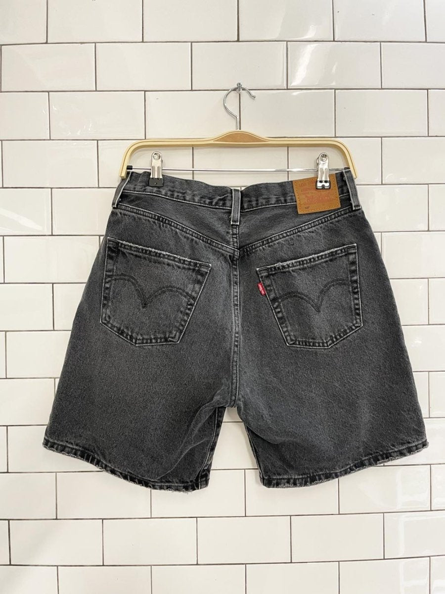levis 501 long denim shorts - good market thrift store