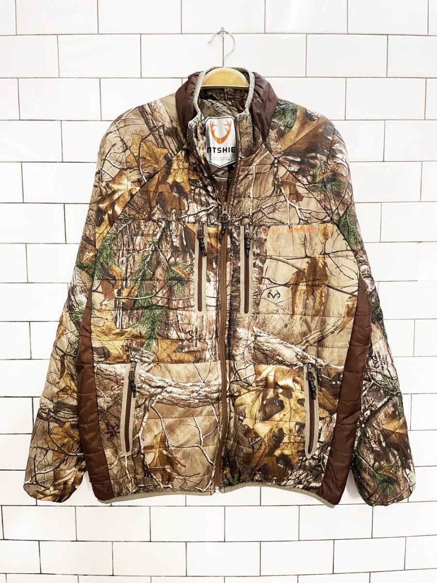 real tree huntshield light packable puffer jacket - good market thrift store