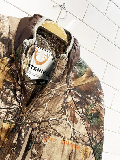 real tree huntshield light packable puffer jacket - good market thrift store
