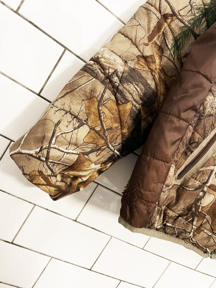 real tree huntshield light packable puffer jacket - good market thrift store