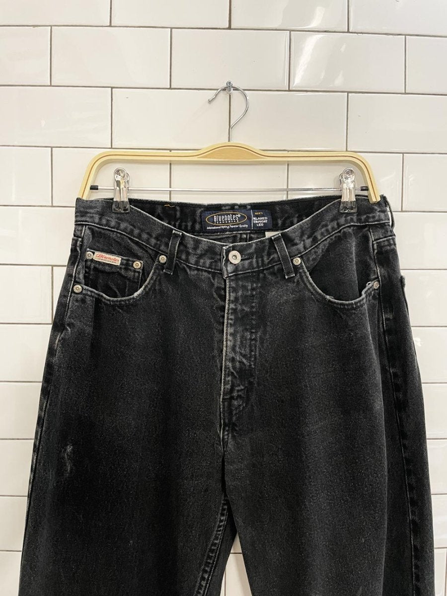 vintage 90s bluenotes relaxed straight leg jeans - good market thrift store