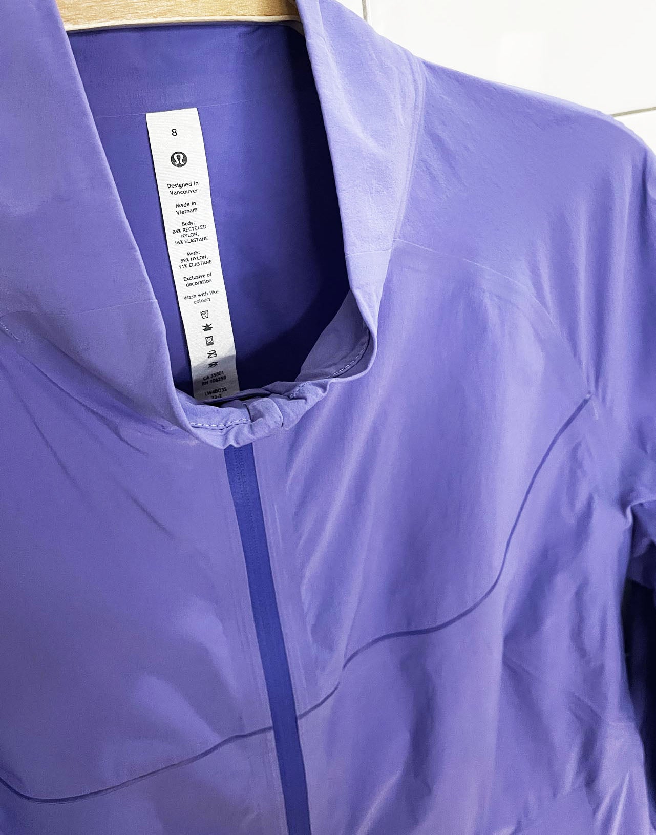 lululemon 2022 fast and free windbreaker zip up jacket | speedweave