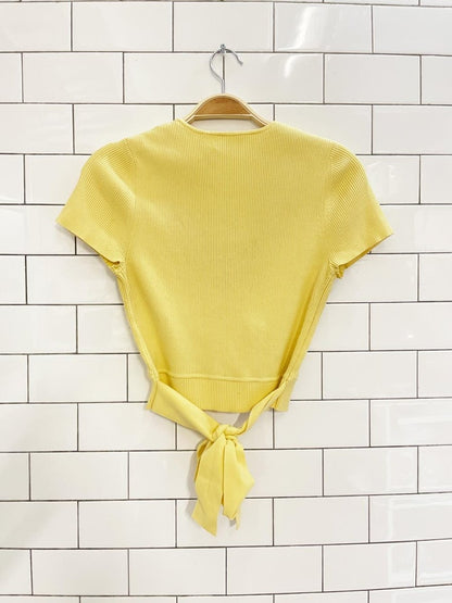 wilfred all tie up wrap sweater tee - good market thrift store