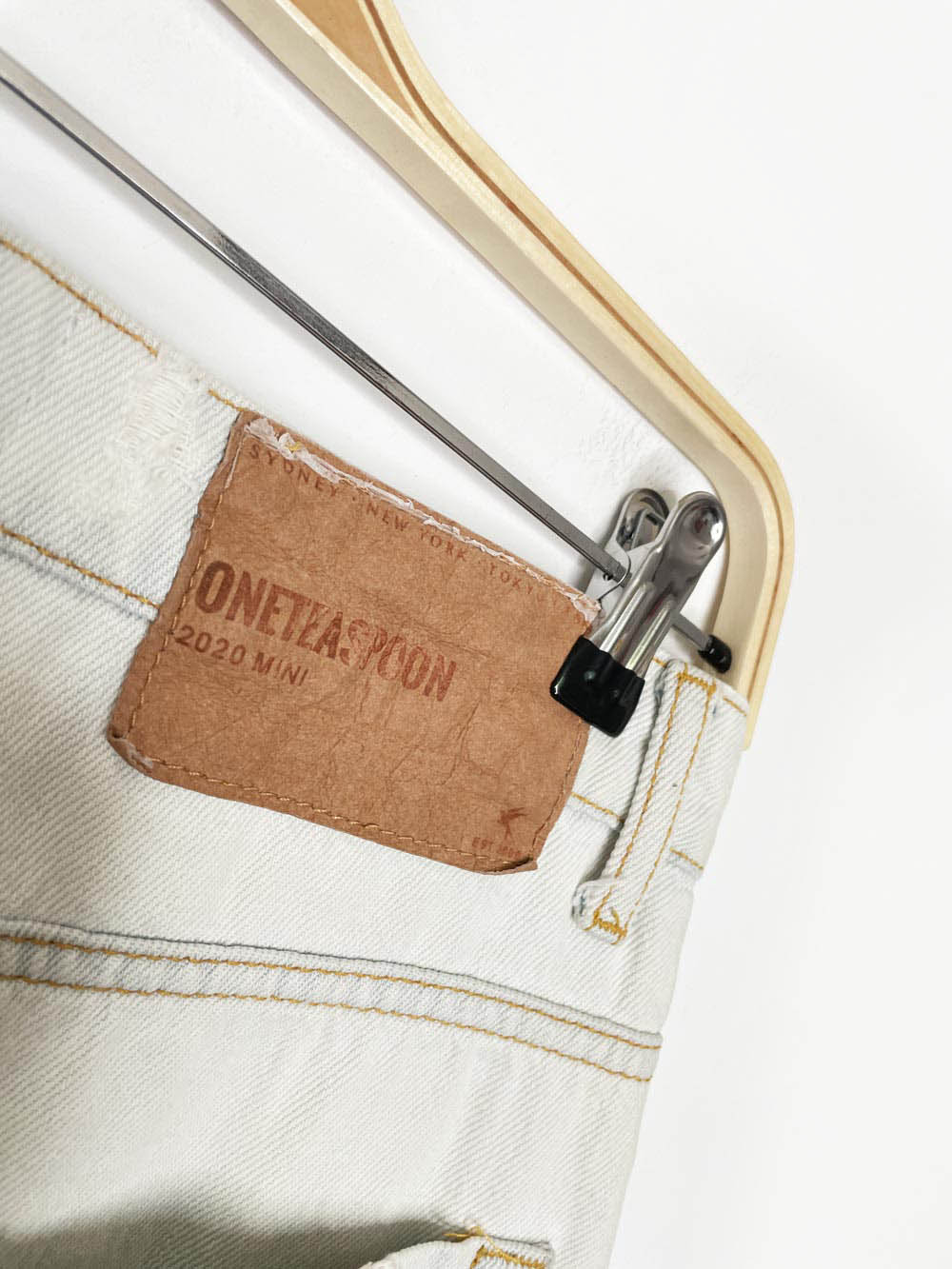 one teaspoon 2020 denim mini skirt