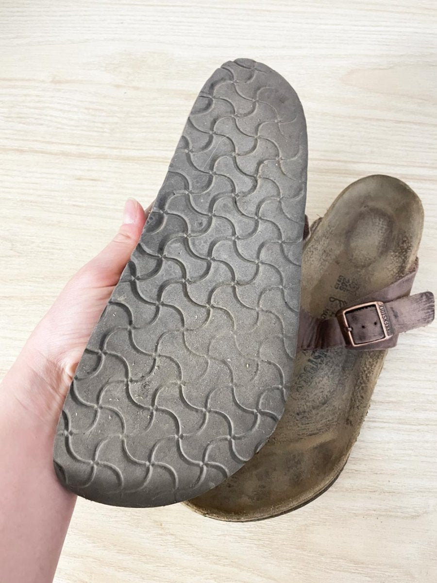 birkenstock oiled leather gizeh sandal - good market thrift store