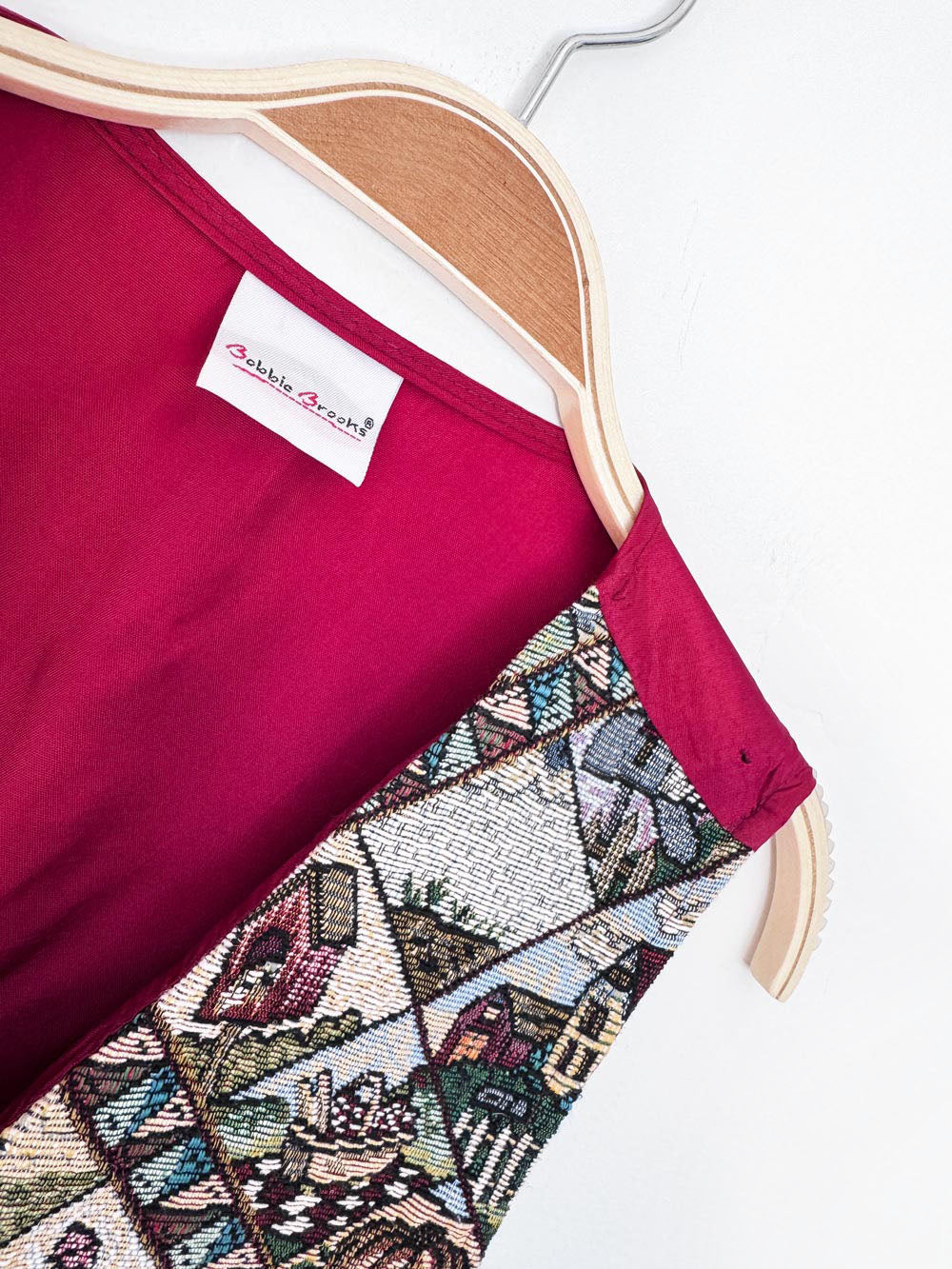vintage bobbie brooks fall tapestry vest
