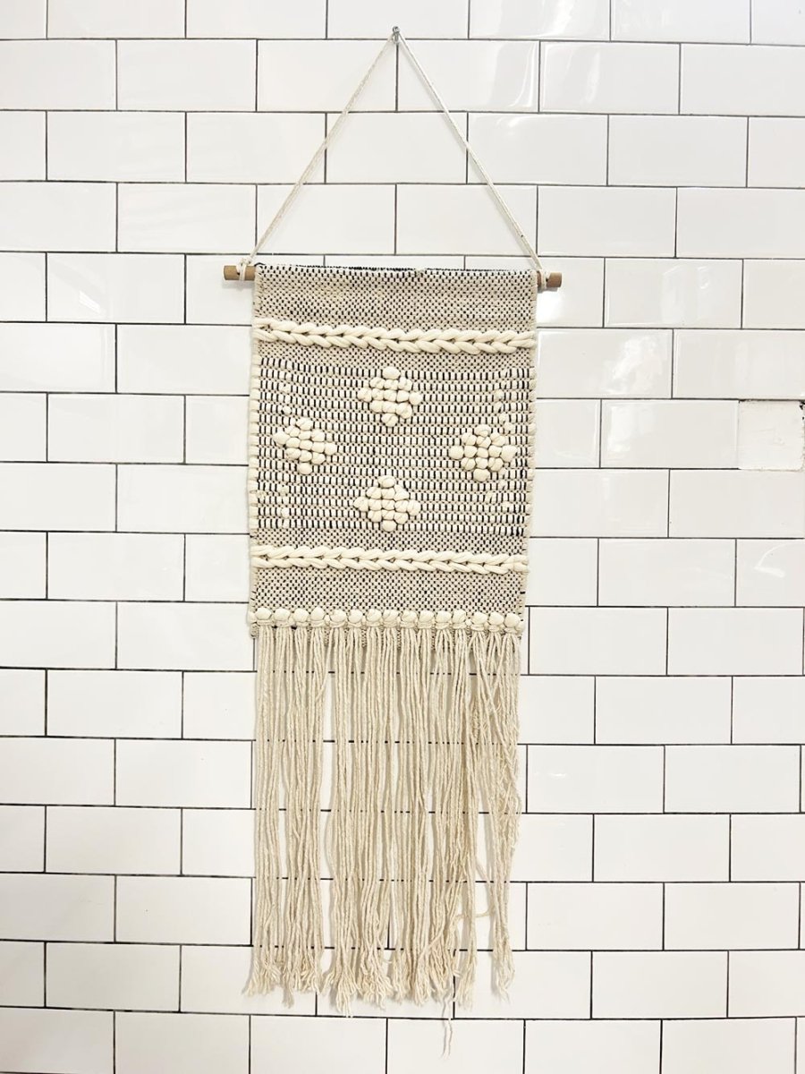 karma living macrame fringe wall hang - good market thrift store