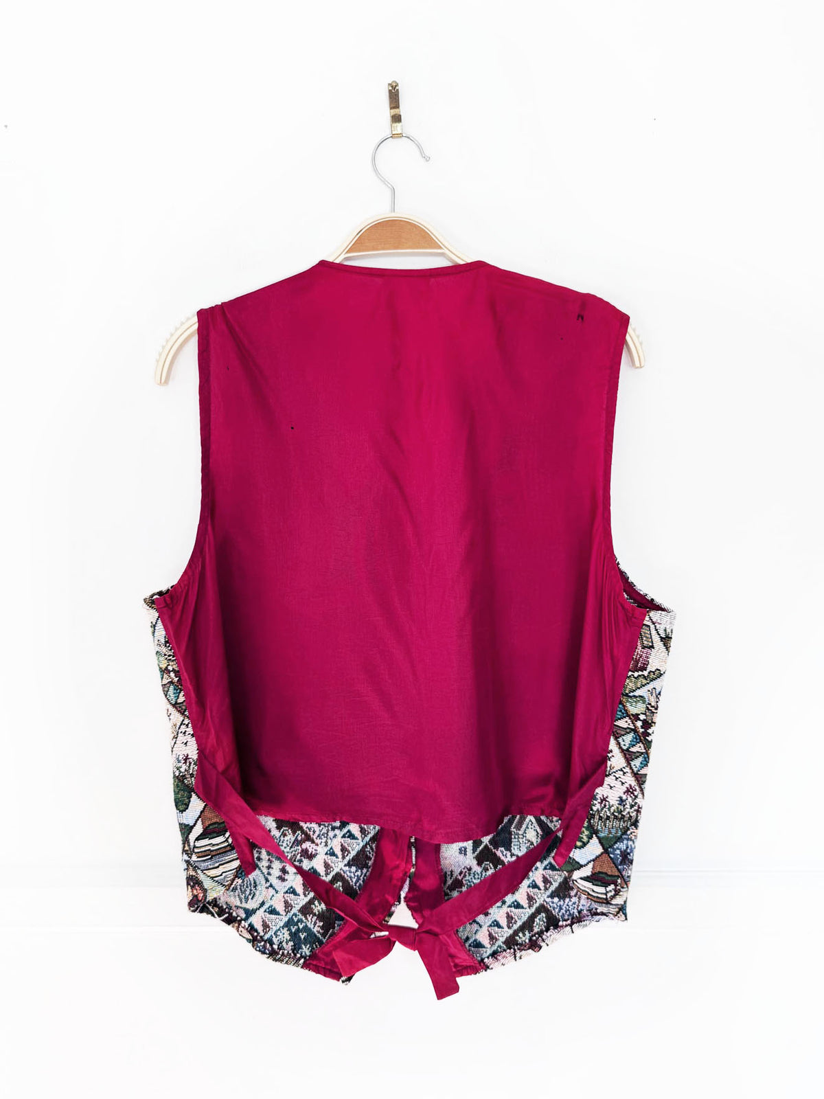 vintage bobbie brooks fall tapestry vest