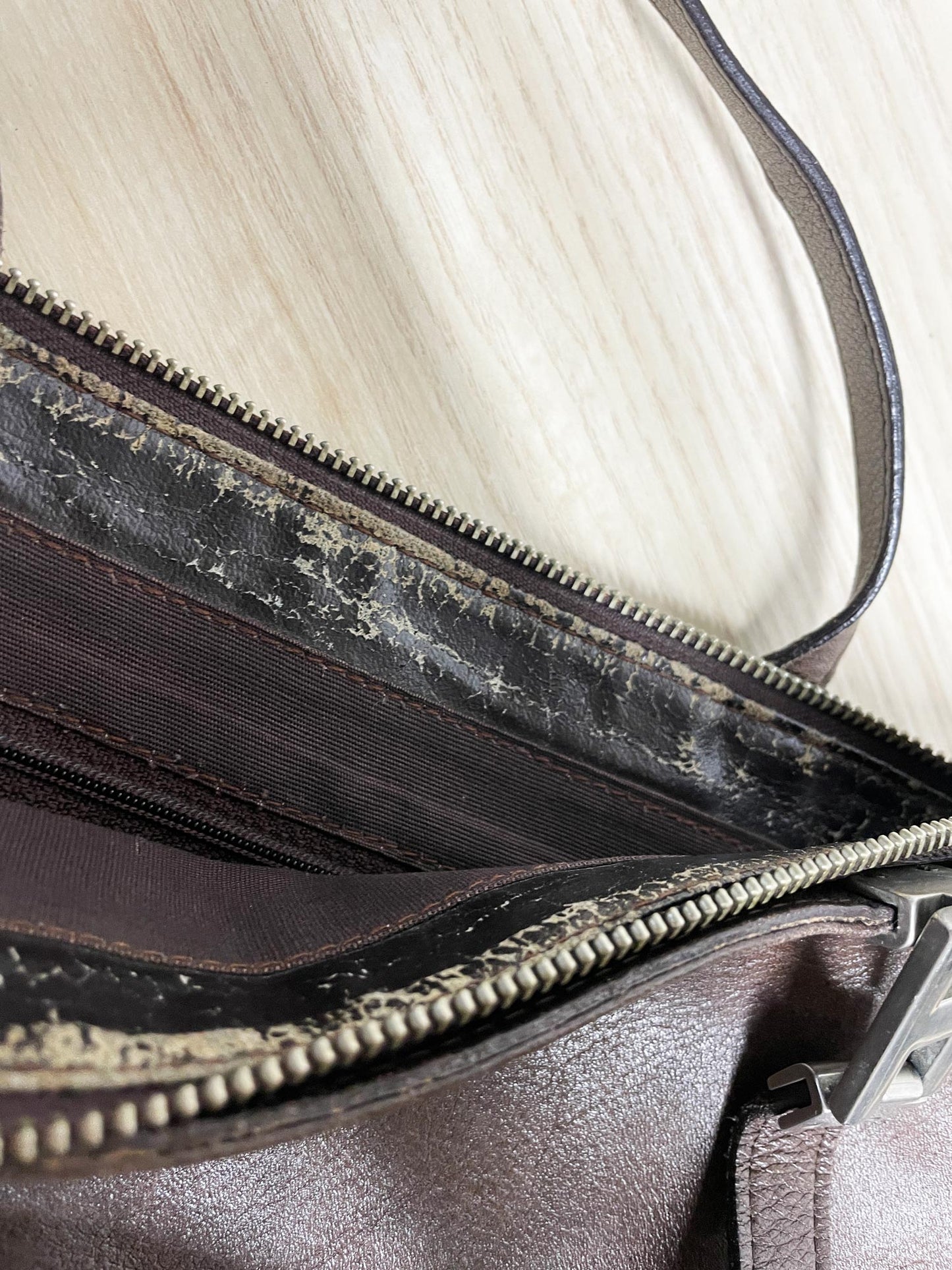 vintage 00s amiri soft leather shoulder bag