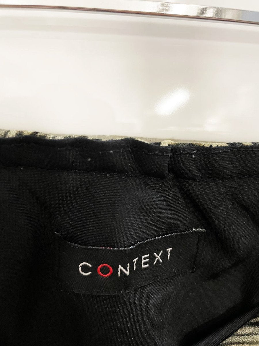 y2k context chiffon swirl midi skirt - good market thrift store