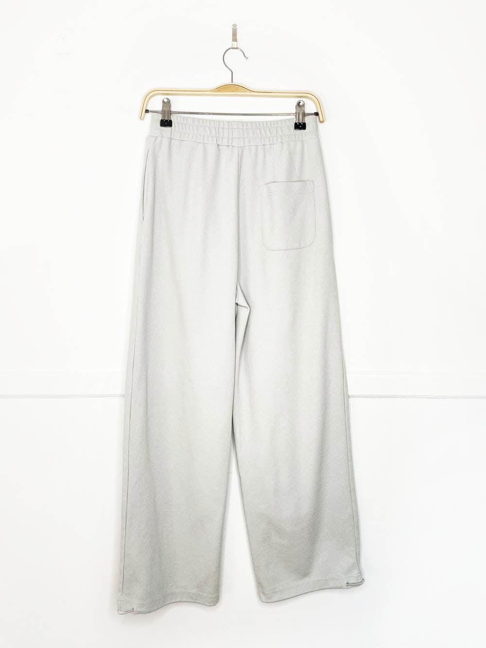 zz. zhang ribbed parachute hem casual joggers