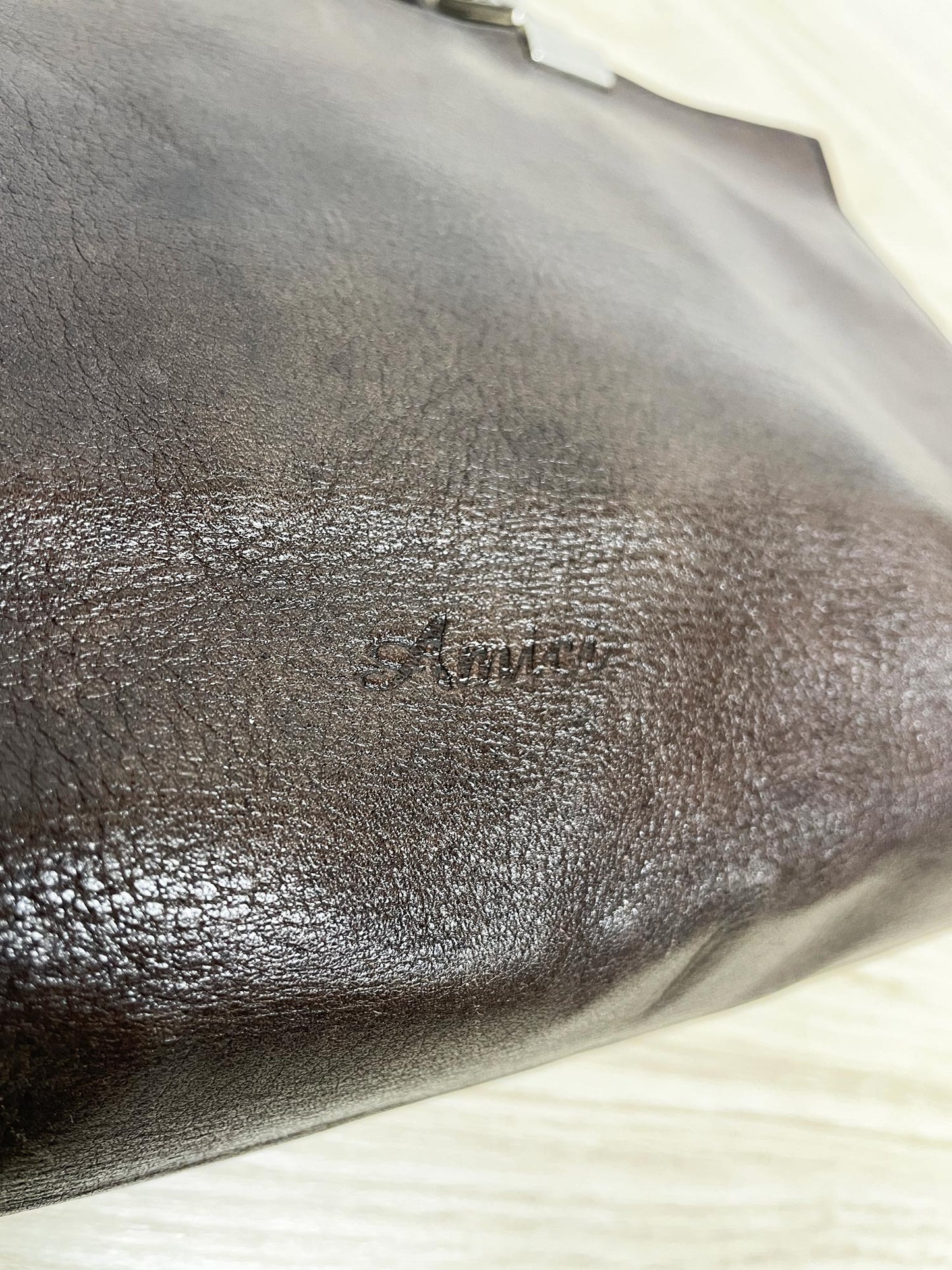 vintage 00s amiri soft leather shoulder bag
