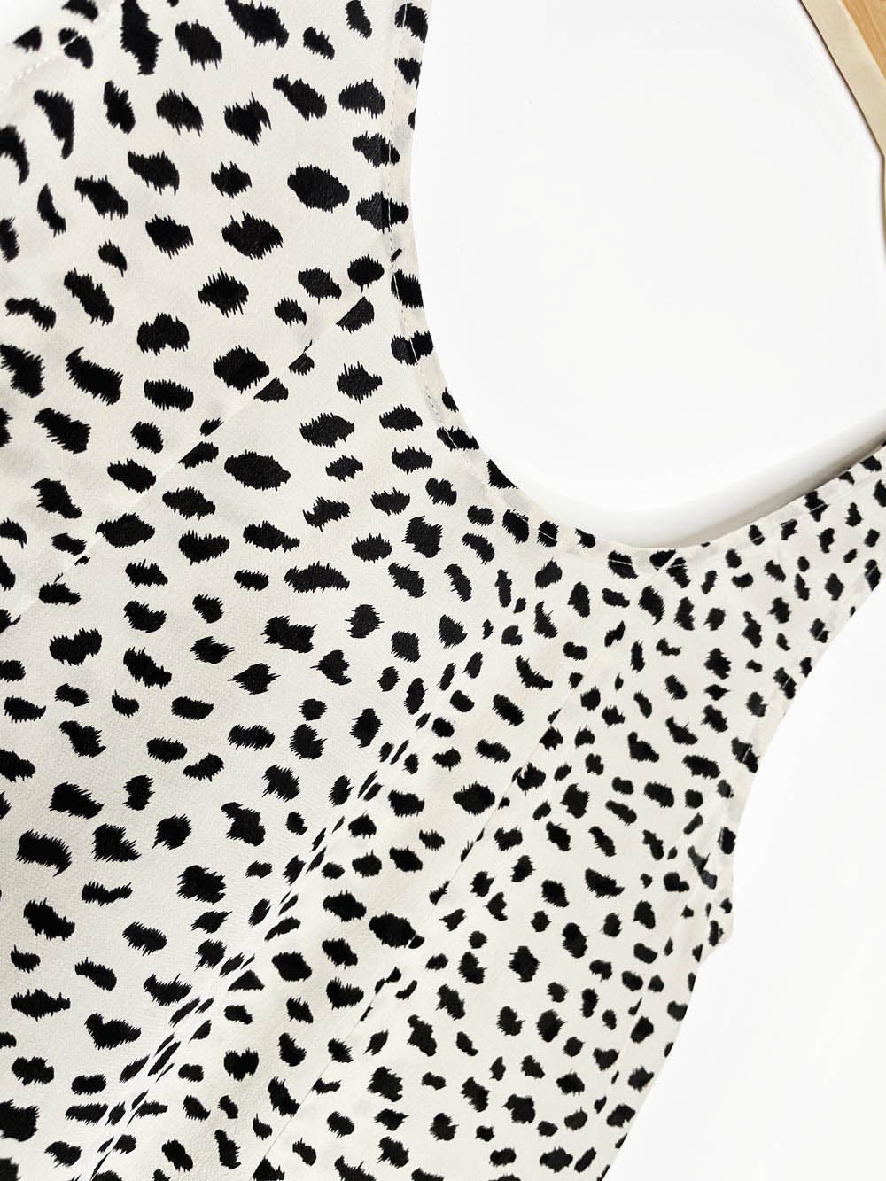 joie 100% silk animal print pleated tank