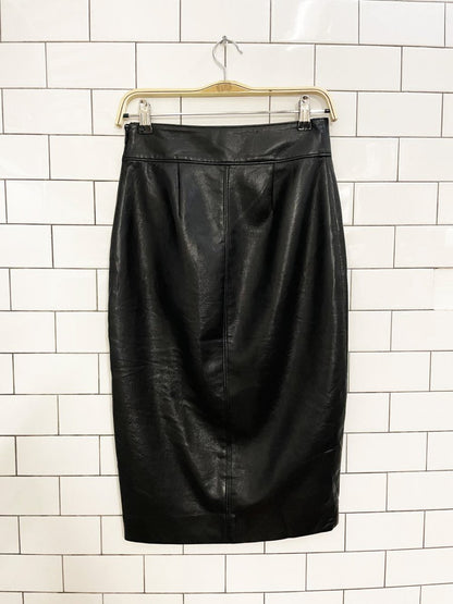 babaton pegu faux leather pencil skirt | aritzia - good market thrift store