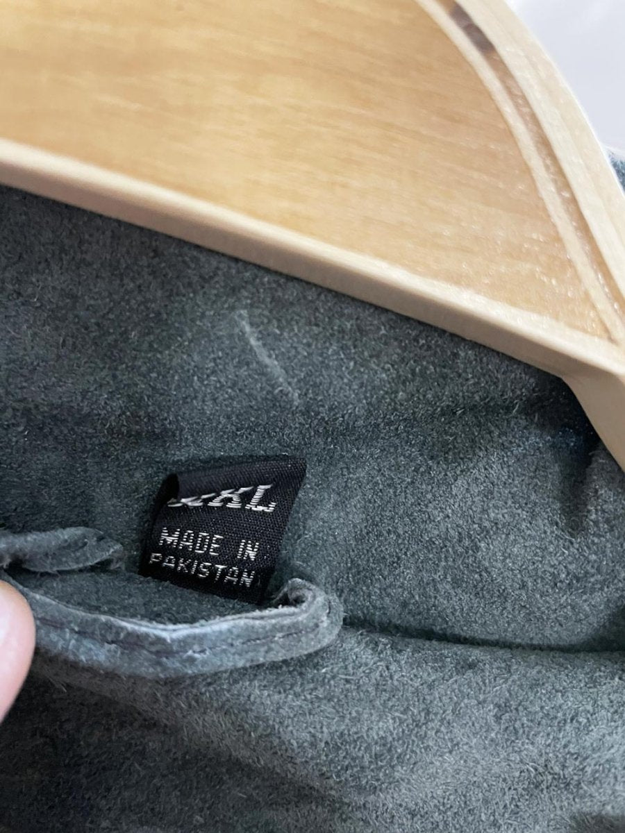 vintage handmade boho suede lace up pullover jacket | hippie - good market thrift store