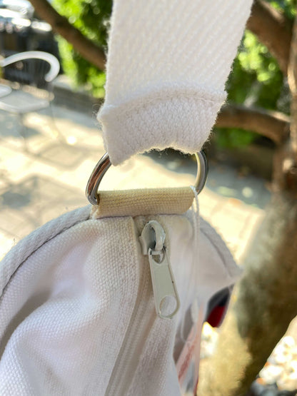 vintage 90s tommy hilfiger flag duffle bag