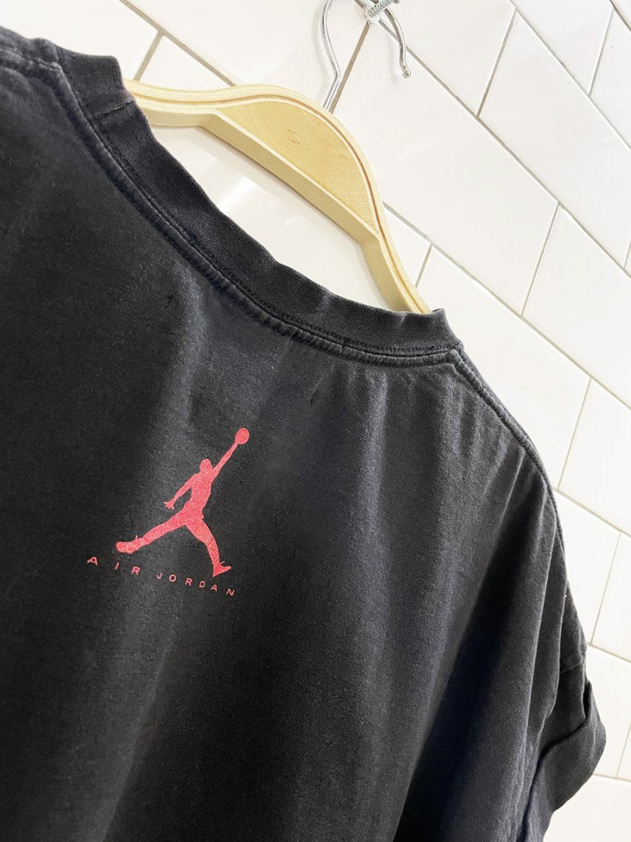 rework x air jordan boxy crop tee | american vintage - good market thrift store