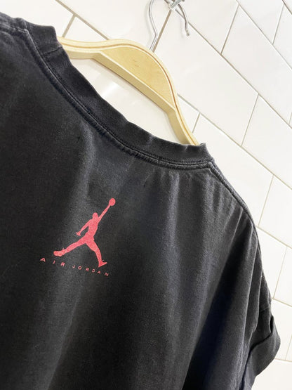 rework x air jordan boxy crop tee | american vintage - good market thrift store