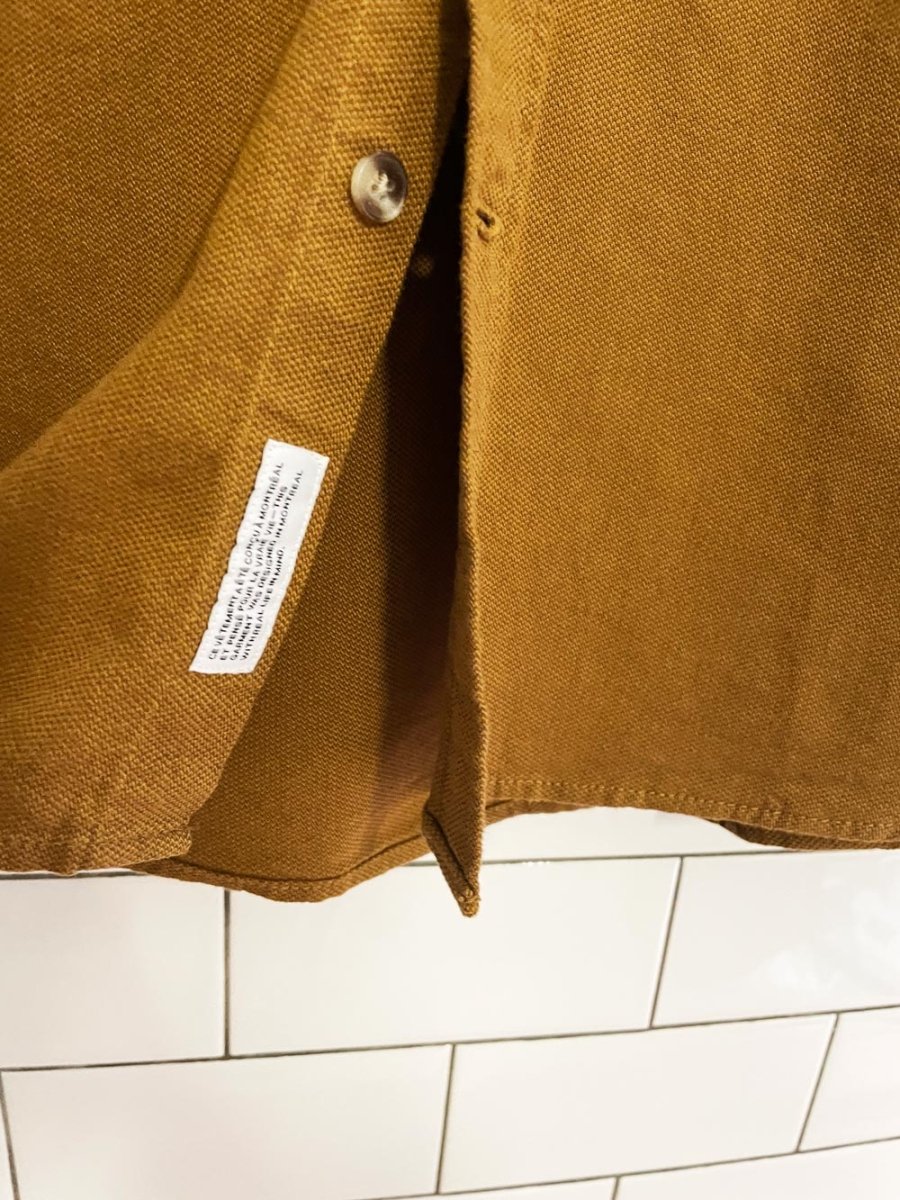 frank and oak textured cotton shirt - good market thrift store
