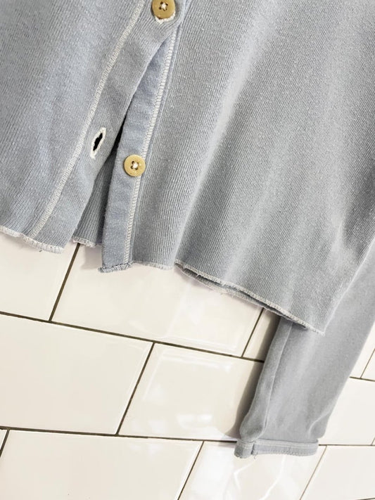 y2k cherokee baby rib long sleeve cardigan top - good market thrift store