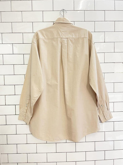 vintage 90s tommy hilfiger crest logo shirt - good market thrift store