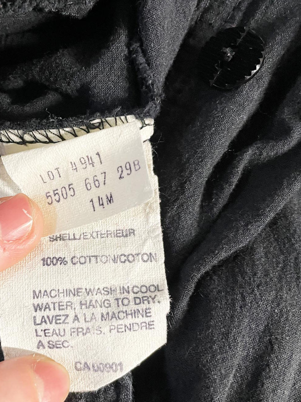 vintage london fog 1/2 button cinch waist relaxed jumpsuit