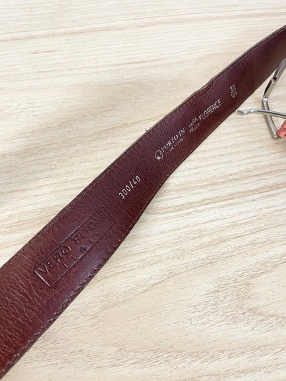 vintage porto in italy snakeskin florence belt - good market thrift store