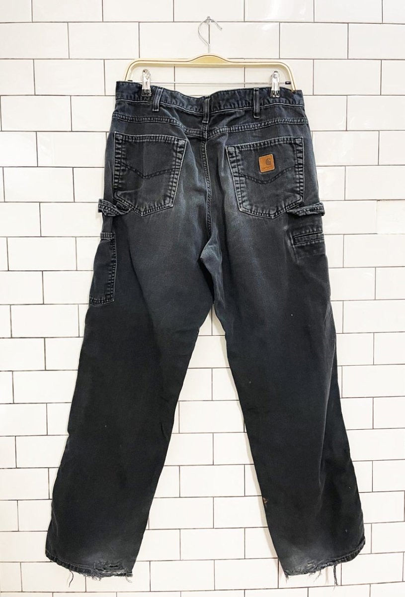 carhartt loose fit distressed carpenter pants - good market thrift store