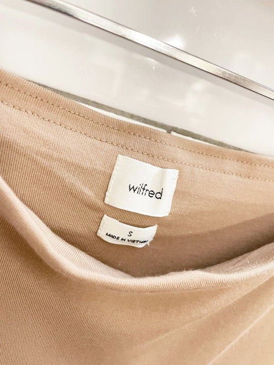 wilfred tosca ruffled mini skirt | aritzia - good market thrift store