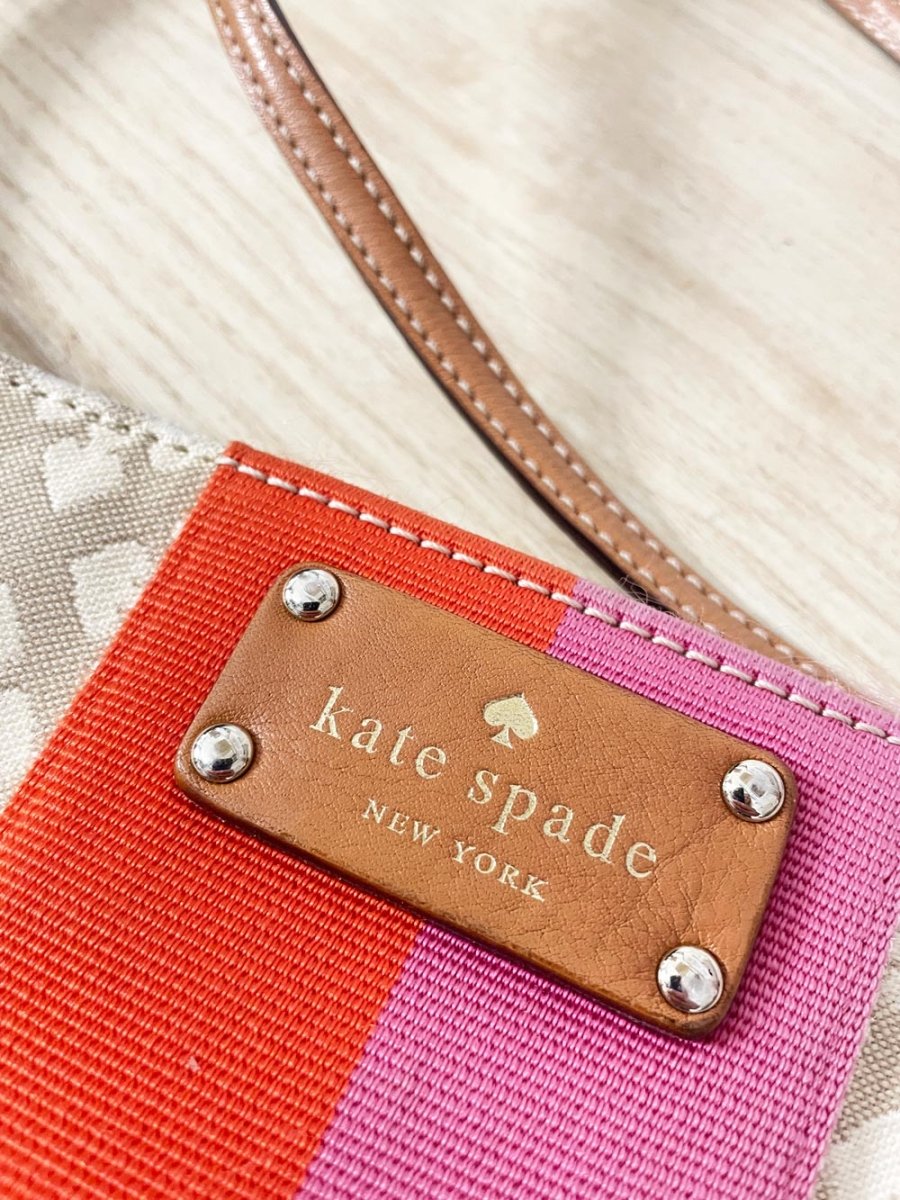 kate spade presley stripe crossbody bag - good market thrift store