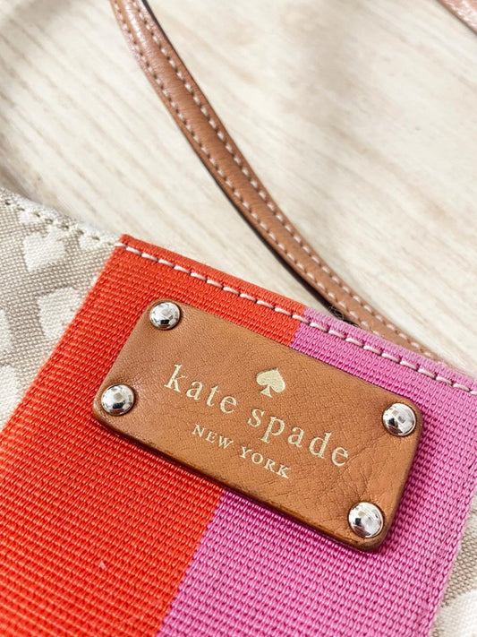 kate spade presley stripe crossbody bag - good market thrift store