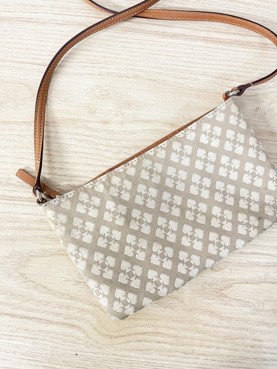 kate spade presley stripe crossbody bag - good market thrift store