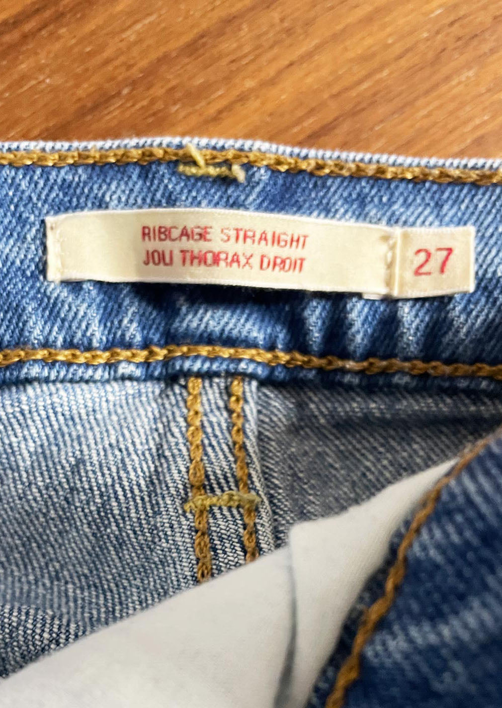 levi's ribcage straight jeans