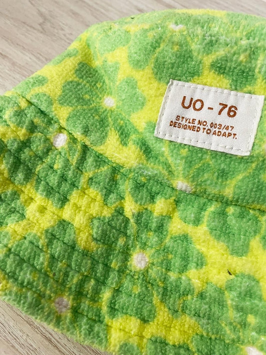 UO lucky printed terry bucket hat - good market thrift store