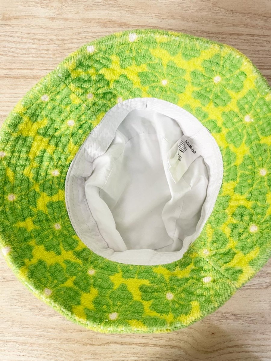 UO lucky printed terry bucket hat - good market thrift store