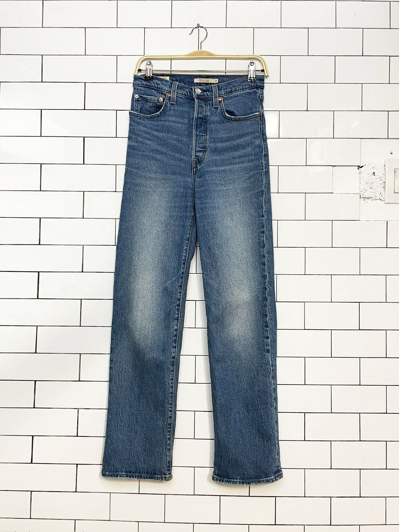 levi's ribcage straight jeans