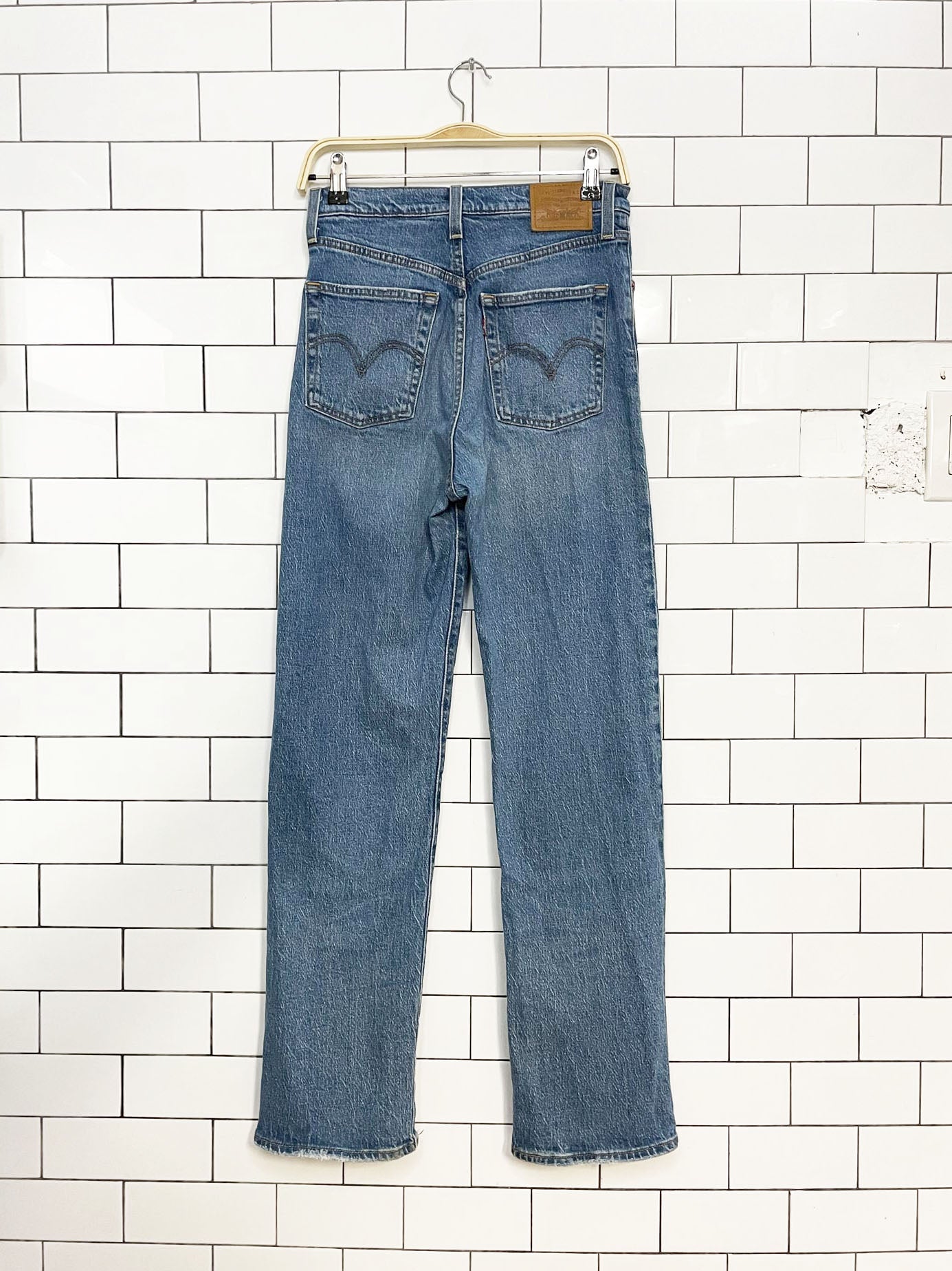 levi's ribcage straight jeans