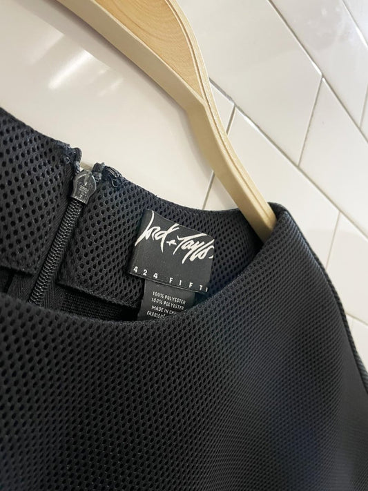 lord & taylor perforated neoprene tee - good market thrift store