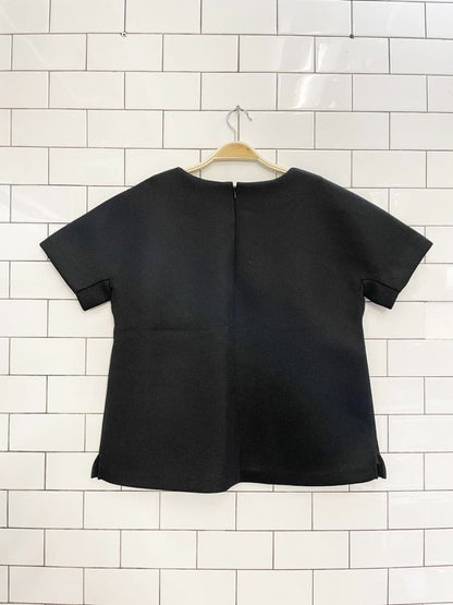 lord & taylor perforated neoprene tee - good market thrift store