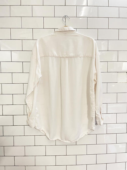 yfb oversized tencel shirt - good market thrift store